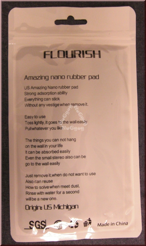 Flourish nano elastic Pad, universal Haftpad für Smartphones