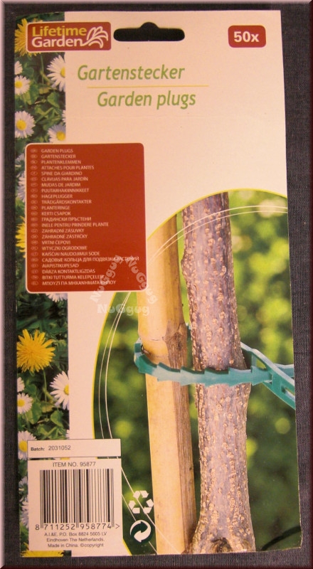 Pflanzennbinder von Lifetime Garden, 50 Stück, 17 cm