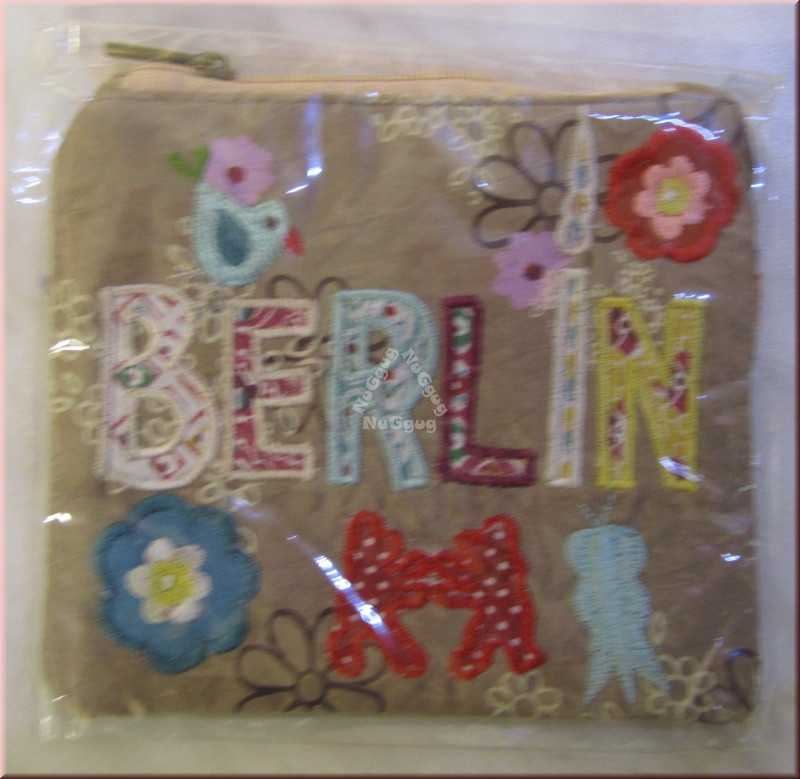 Kosmetiktasche "Berlin" vom Wendekreis Berlin, 10 x 13 cm