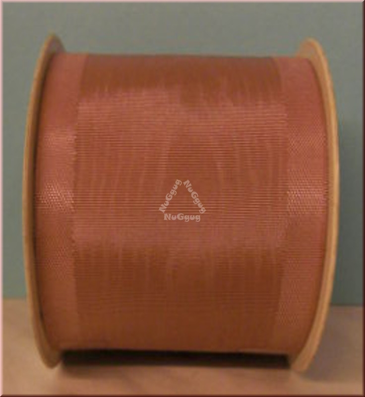 Geschenkband "altrosa", 60mm x 2 m, Ribbon, Dekoband, Schleifenband