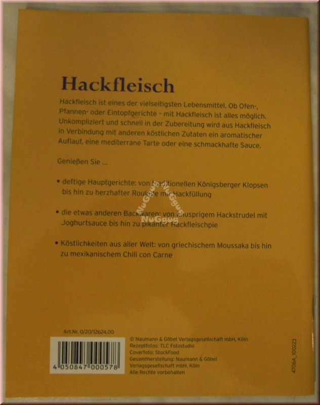 Essen & Genießen Hackfleisch, 64 Seiten, von Happy Books