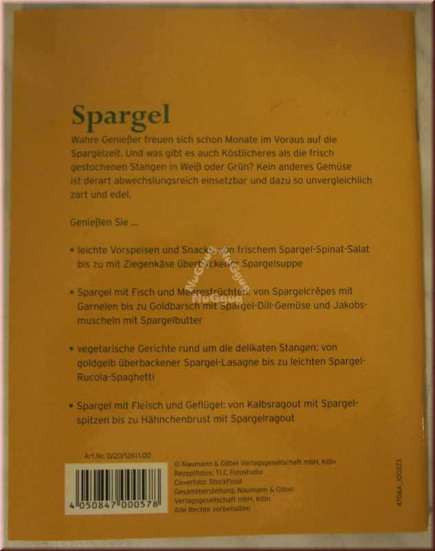 Essen & Genießen Spargel, 64 Seiten, von Happy Books