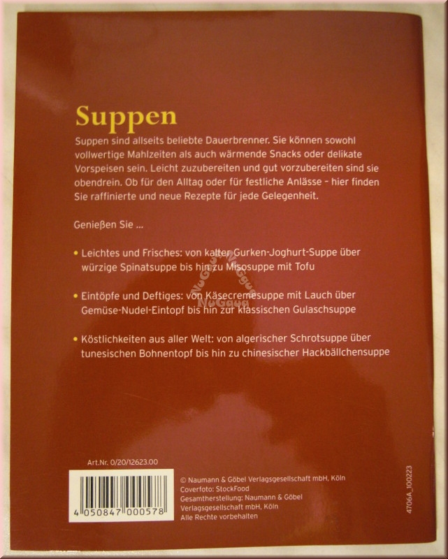 Essen & Genießen Suppen, 64 Seiten, von Happy Books