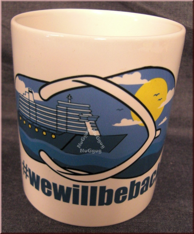 Kaffeepott "#wewillbeback", Kaffeetasse