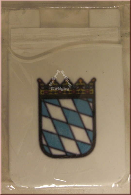 Scheckkarten-​​Etui Smartphone "Wappen", weiß, Softcover, Kartenhalter, Visitenkartenhalter