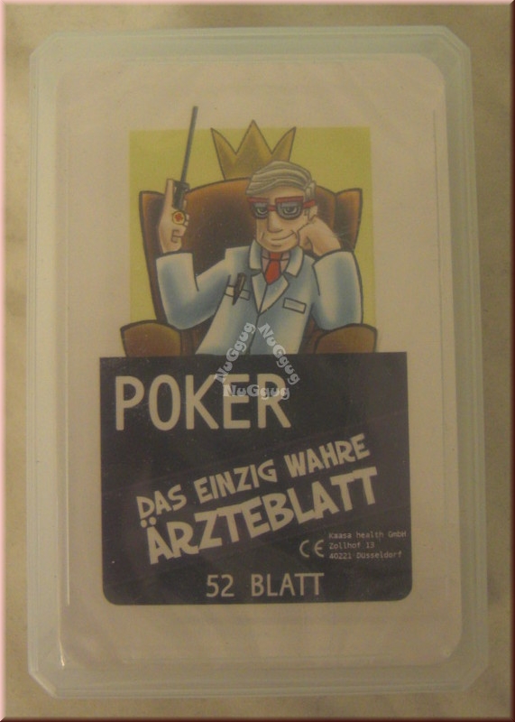 Pokerkarten, Das einzig wahre Ärzteblatt, 52 Blatt