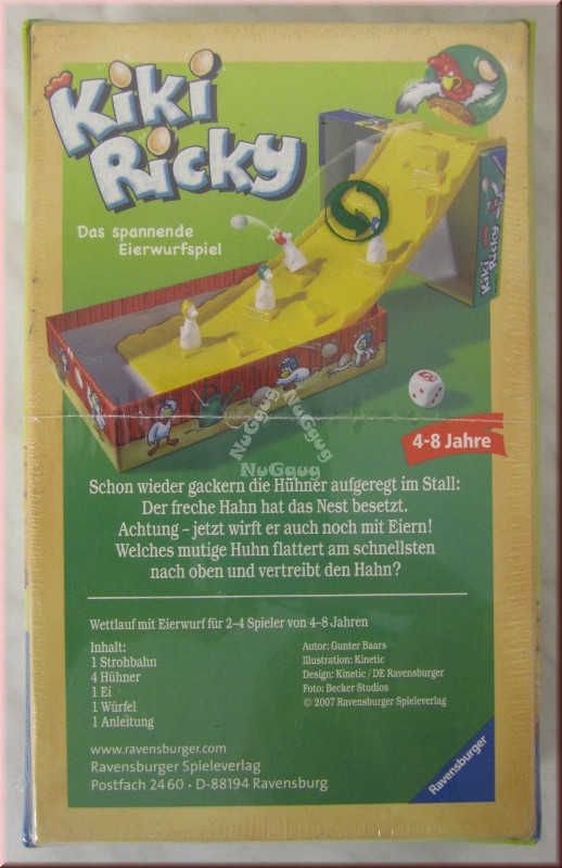 Kiki Ricky das spannende Eierwurfspiel von Ravensburger