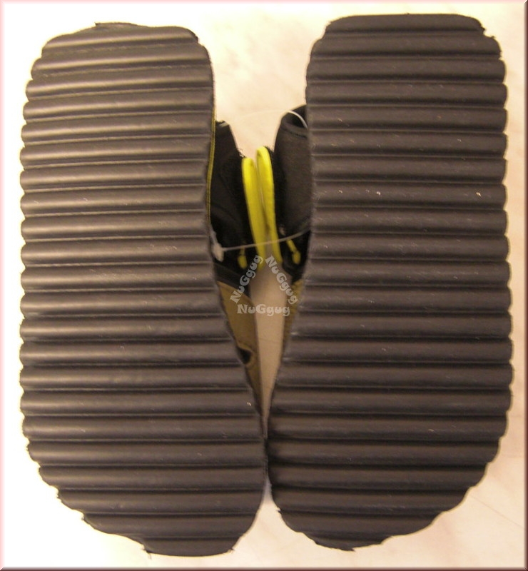 Kindersandalen Outdoor, schwarz/gelb, Größe 26