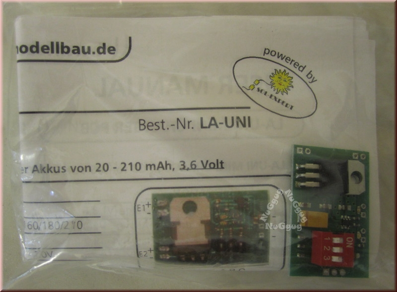 Laderegler für LIPOS LA-UNI