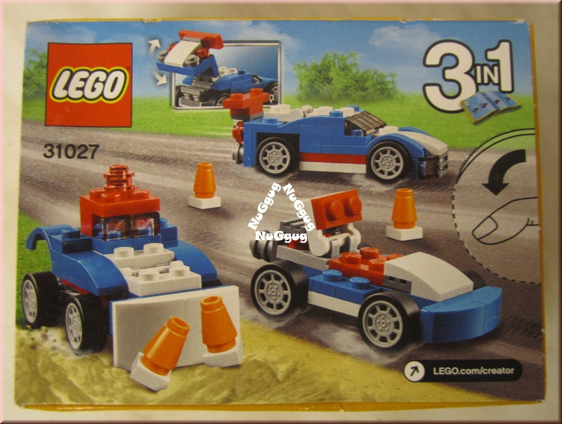 Lego Creator 31027, 3in1 blauer Rennwagen