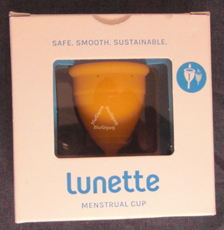 Lunette Menstruationstasse orange, Model 1, Menstruationskappe