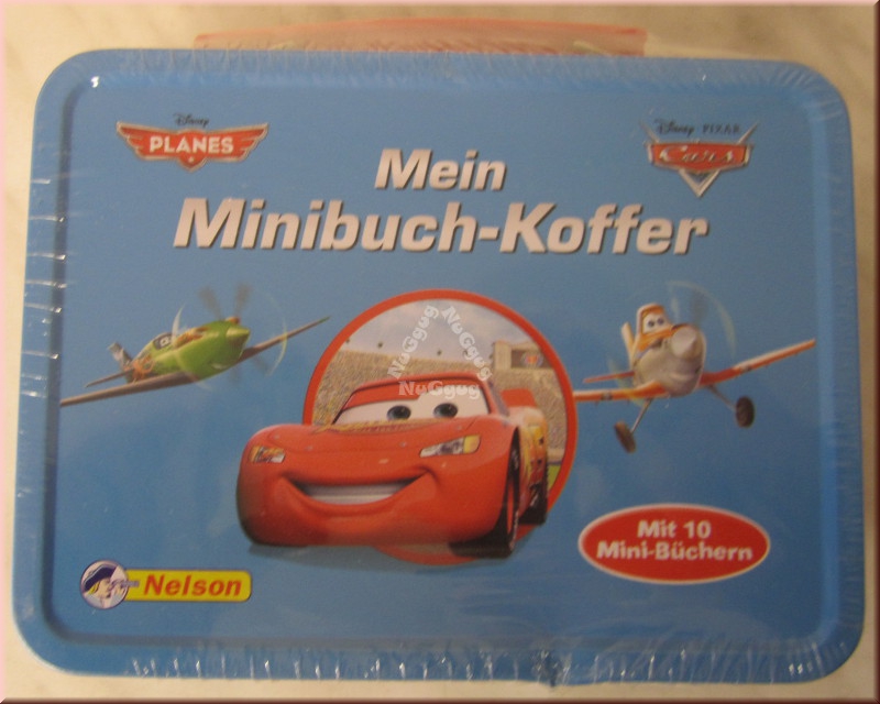 Mein Minibuch-Koffer von Nelson, 10 Mini-Bücher von Cars und Planes