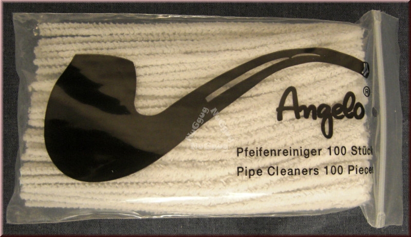 Pfeifenreiniger Angelo, 100 Stück, weiß, Pfeifenputzer