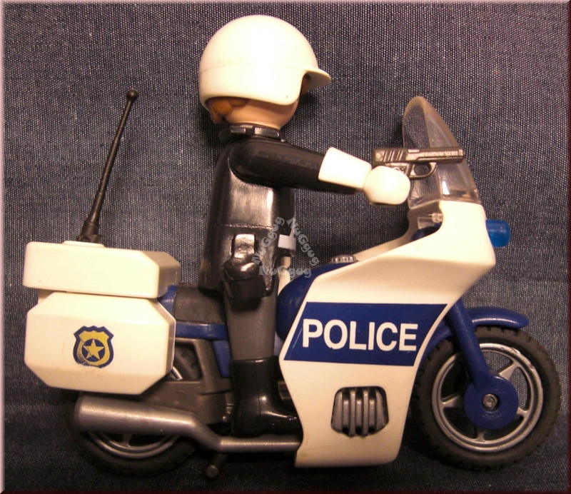 Playmobil 3986, Polizeimotorrad, Motorradstreife, US Polizei Motorrad