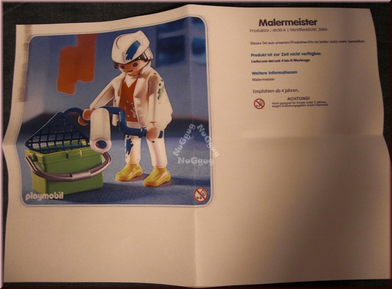 Playmobil 4630, Malermeister