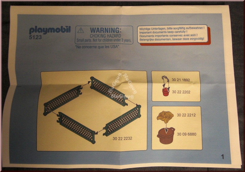 Playmobil 5123, Häschen-Gehege