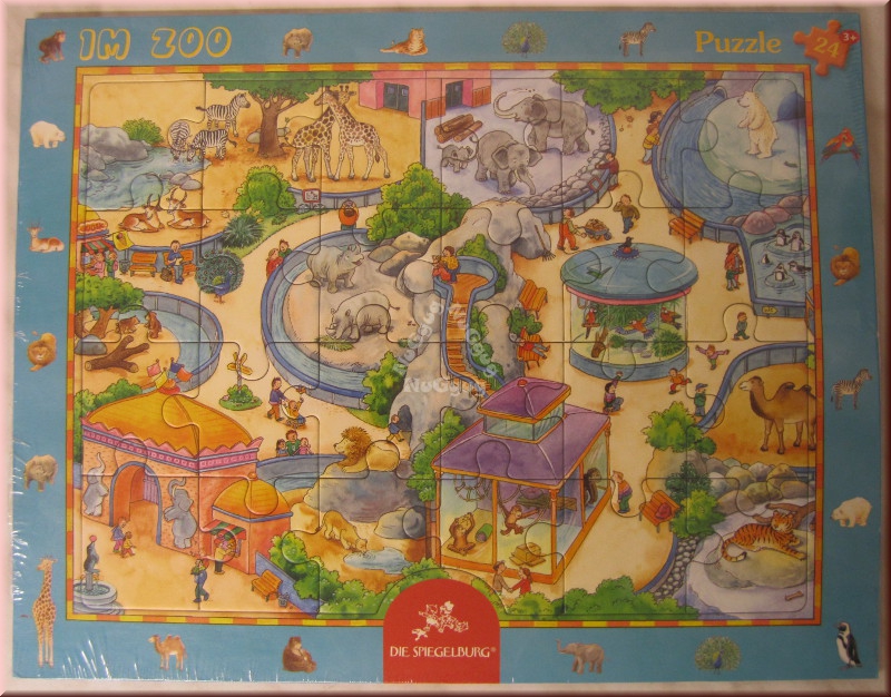 Puzzle "Im Zoo", 24 Teile, von Die Spiegelburg