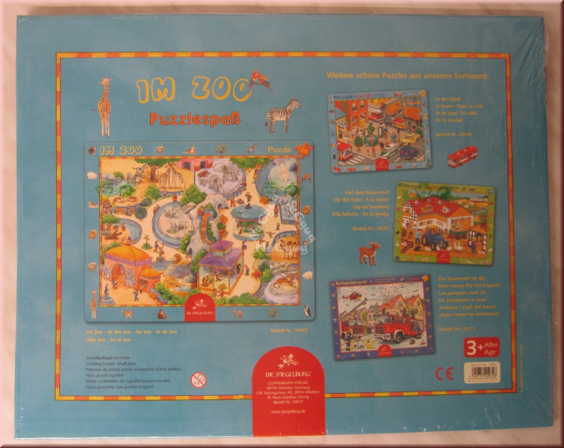 Puzzle "Im Zoo", 24 Teile, von Die Spiegelburg