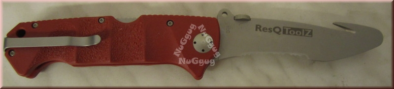 ResQToolZ Rettungsmesser, rot, Taschenmesser