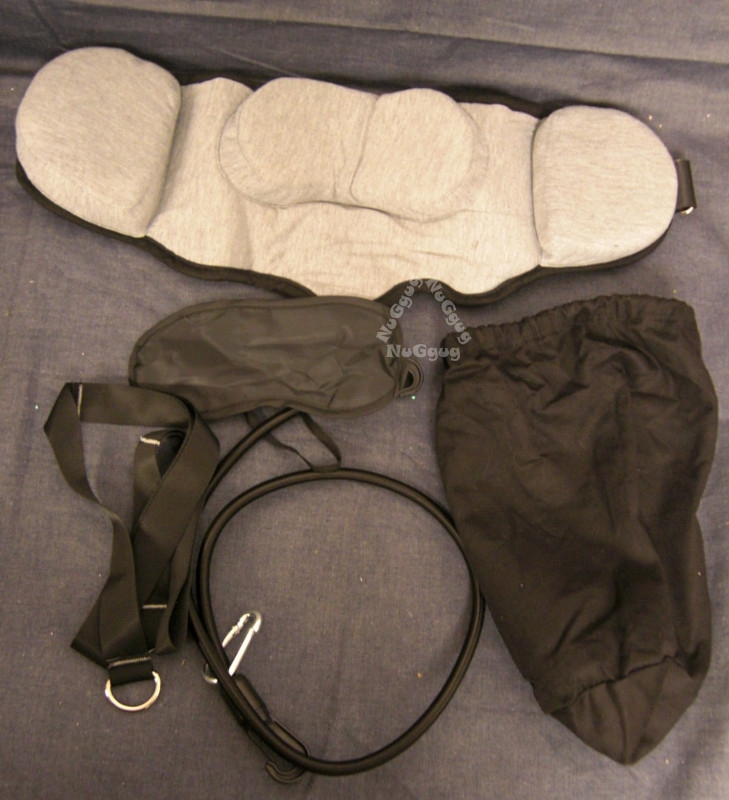 Schlaf Set, 3-​teilig, Nacken-Hängematte, Nackenkissen, Memoryfoam