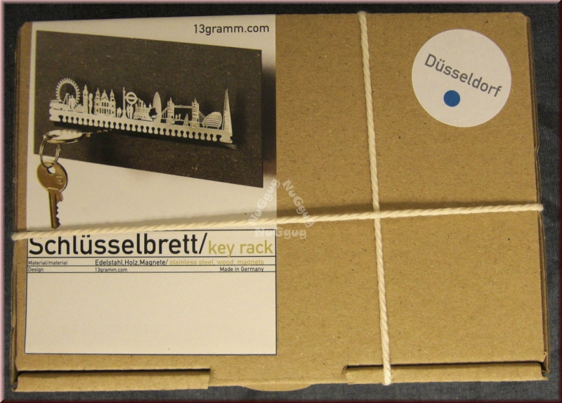 Schlüsselbrett "Düsseldorf Skyline" von 13gramm