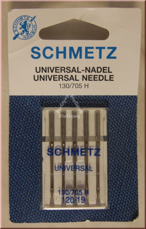 Nähmaschinennadeln 120/19, universal, 130/705 H, von Schmetz, 5 Stück