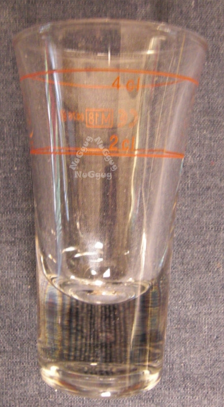 Schnapsglas 4cl, Spirituosenglas