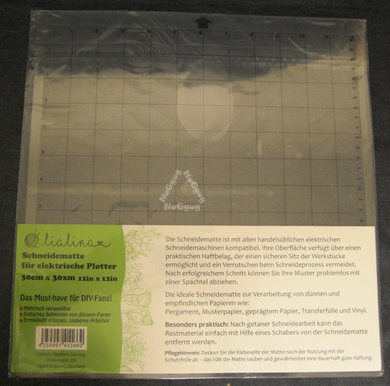 Schneidematte für elektrische Plotter, 30 x 30 cm, 12in x 12in, von lialina