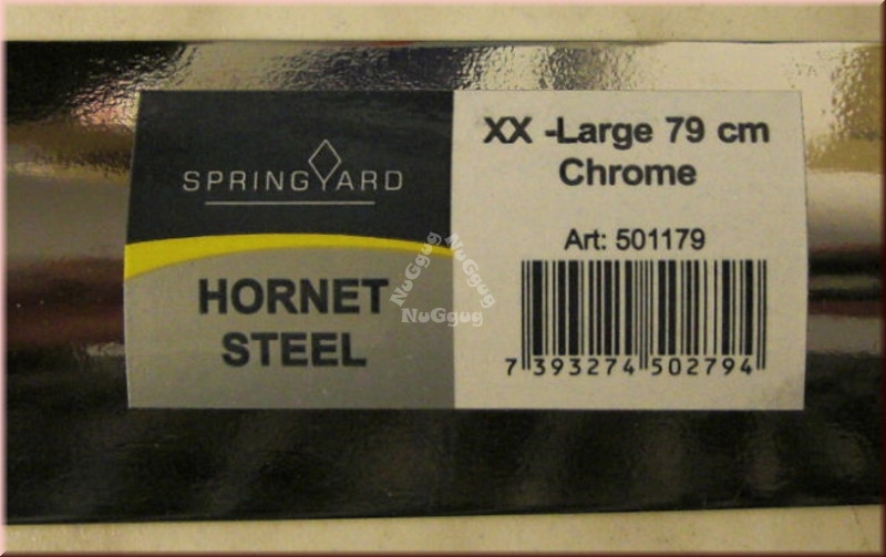 Schuhlöffel XXL, Metall, verchromt, 79 cm, Springyard Hornet Steel