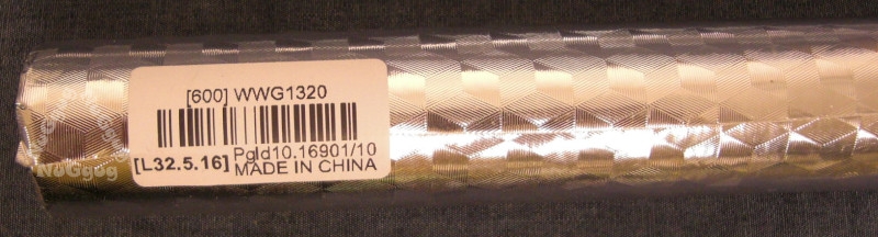 Klebefolie Prisma, silber, 300 x 40 cm