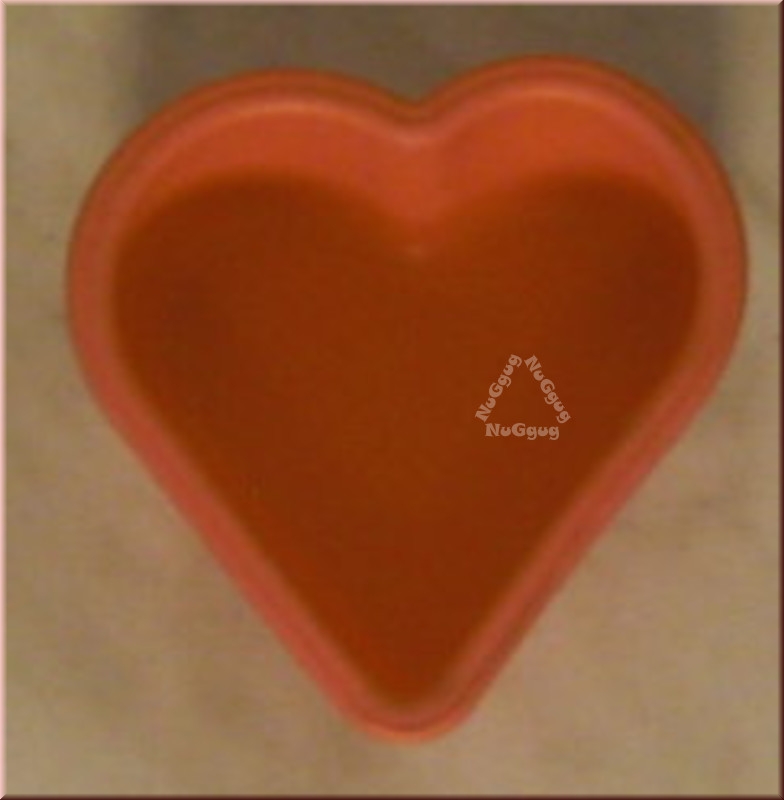 Silikonform "Herz", pink, Back-​, Pralinen-​​​​ und Schokoladen Form, Silikon, von Lurch