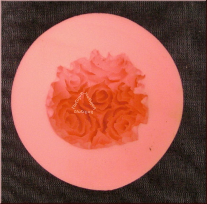 Silikonform 3D "Rosen", von Mopoin
