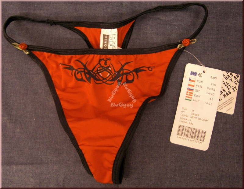 Censored Slip "Newred-Cora", Grösse 38-40