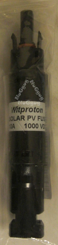 Solarsicherung Solar PV Fuse 10A 1000 VDC, wasserdichter Sicherungshalter von Witproton
