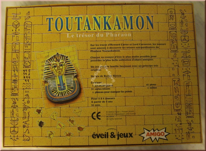 Toutankamon, Tutanchamun Brettspiel, von Amigo