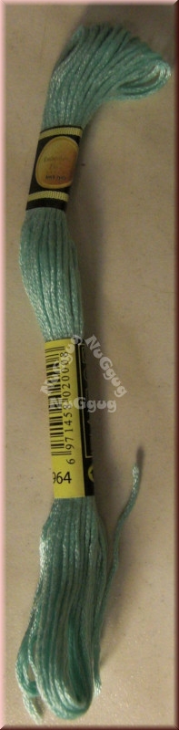 Stickgarn/Sticktwist Fligatto, 8 Meter, Farbe 964 seegrün hell
