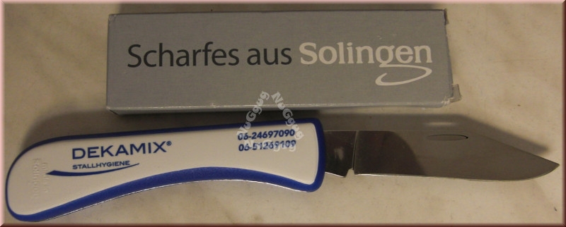 Taschenmesser "Scharfes aus Solingen", Edelstahl/Kunststoff, Klappmesser