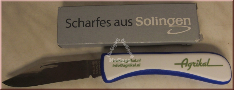 Taschenmesser "Scharfes aus Solingen", Edelstahl/Kunststoff, Klappmesser