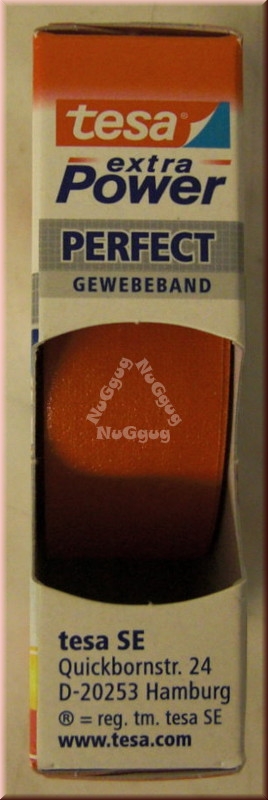 tesa Gewebeband, 2,75m x 19mm, rot