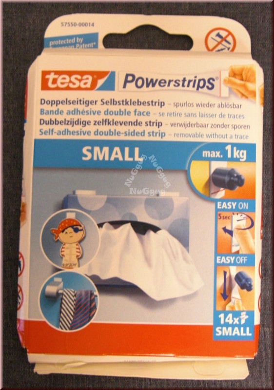 Tesa Powerstrips small, 14 Stück