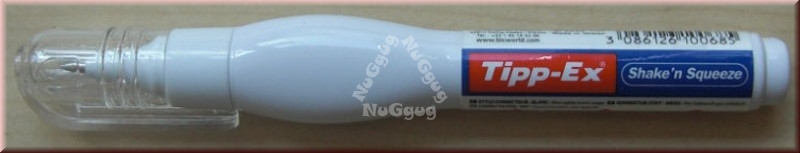 Tipp-Ex Shake´n Squeeze, Korrektur Stift, weiß, 8 ml