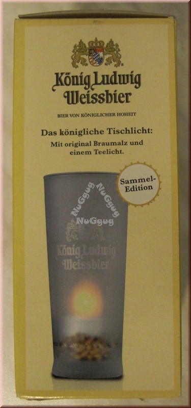 Bierglas König Ludwig Weissbier "Schloss Herrenchiemsee"