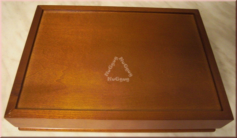 Zippo Rosewood Sammelbox, Holz Geschenkkästchen, Box für 8 Zippo Feuerzeuge, 24,5 x 17,5 x 5,0 cm