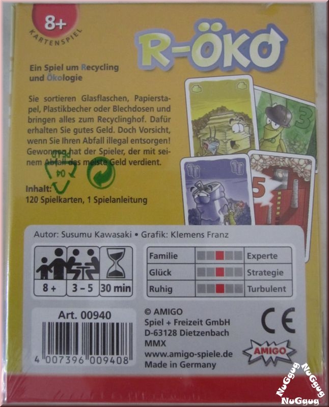 R-ÖKO. ein Kartenspiel von Amigo um Recycling und Ökologie