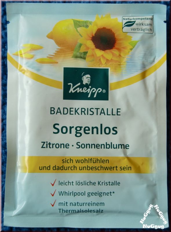 Badekristalle "Sorgenlos" Zitrone-Sonnenblume von Kneipp