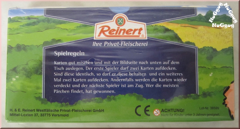 Bärchen-Pärchen MEMO-Spiel