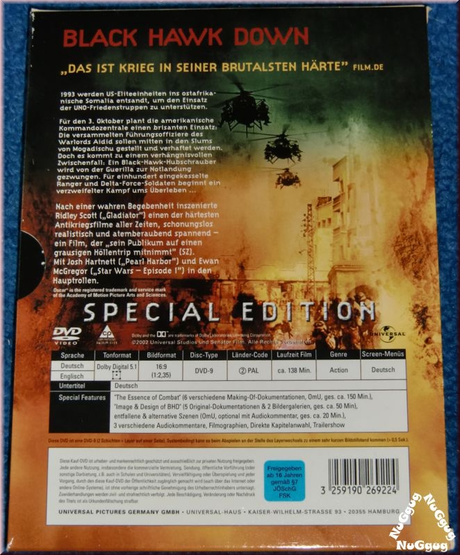 Black Hawk Down. kein Mann bleibt zurück. Special Edition. 2-Disc-Set