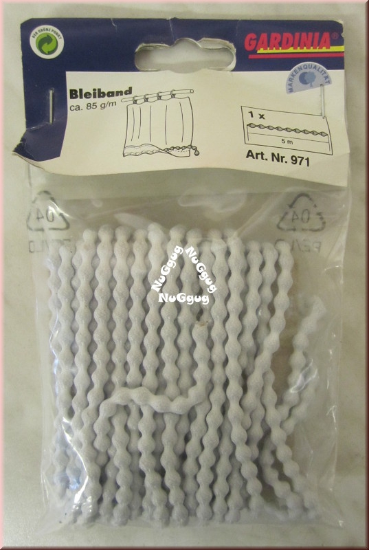 Bleiband, 5 Meter, 85g/m, von Gardinia, Artikelnummer 971