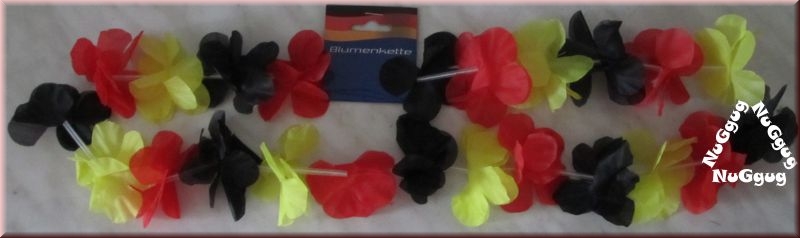 Blumenkette Deutschland mit Etikett