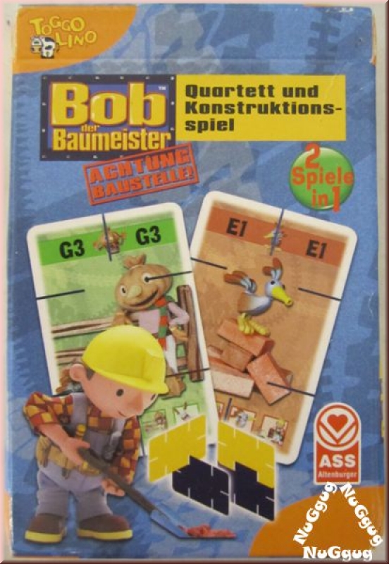 Bob der Baumeister, Quartett und Konstruktionsspiel von ASS